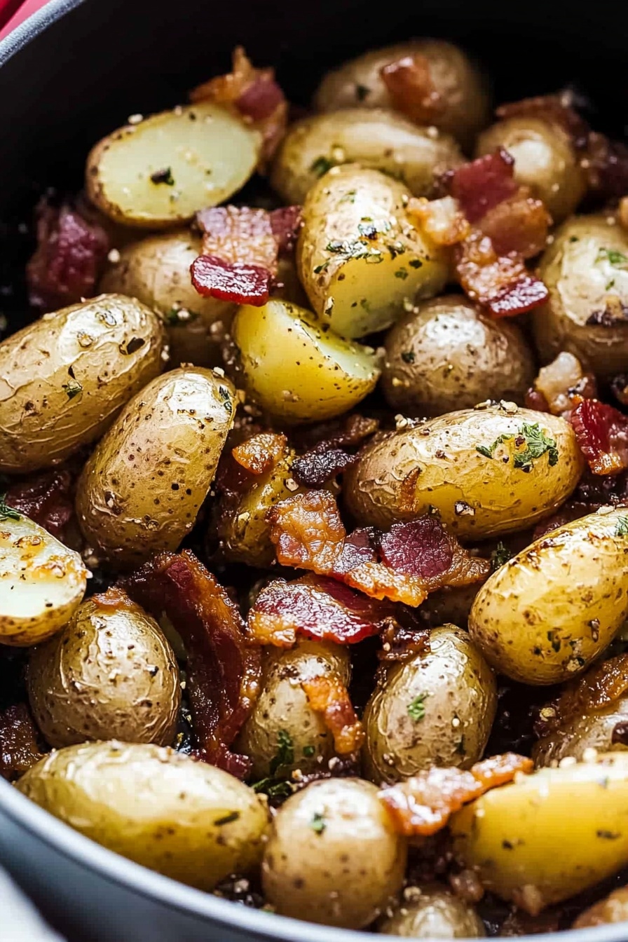 Savory Roasted Potatoes with Bacon
