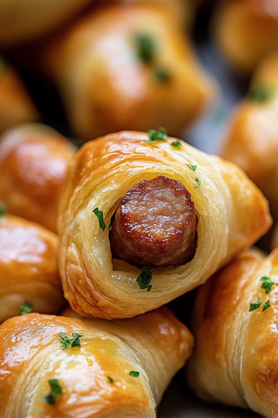 Savory Sausage Pastry Bites