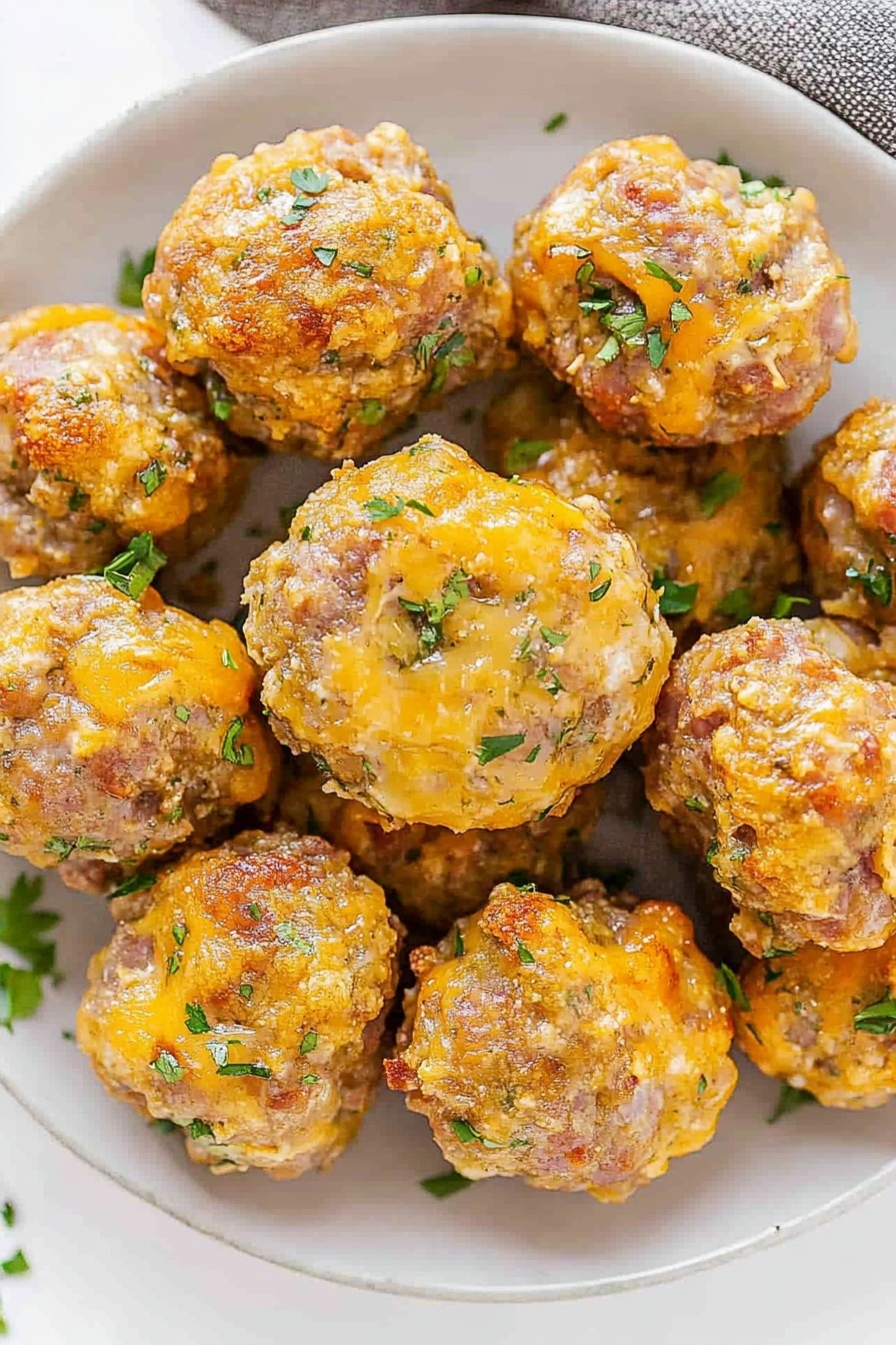 Savory Sausage and Cheese Bites