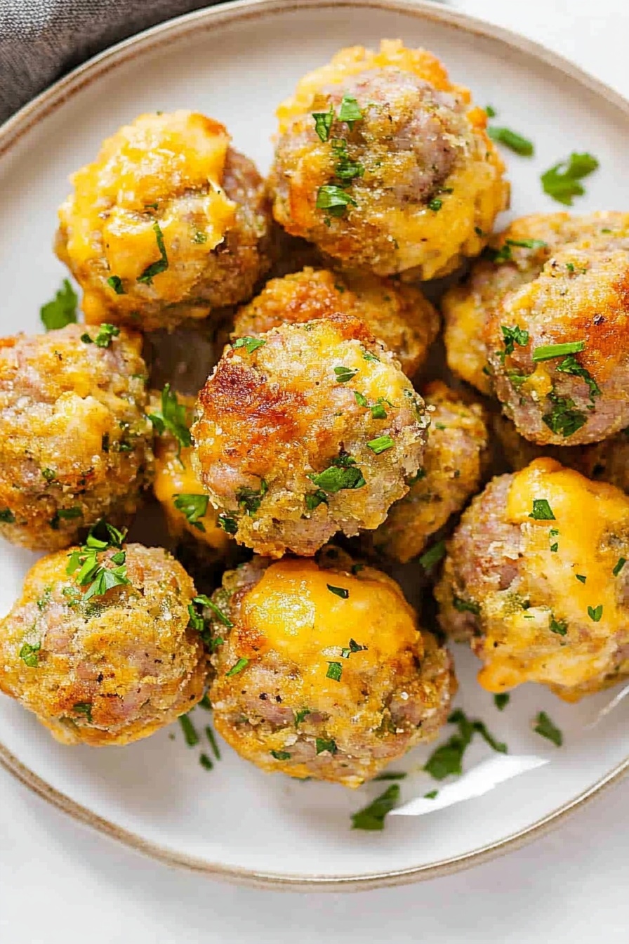Savory Sausage and Cheese Bites