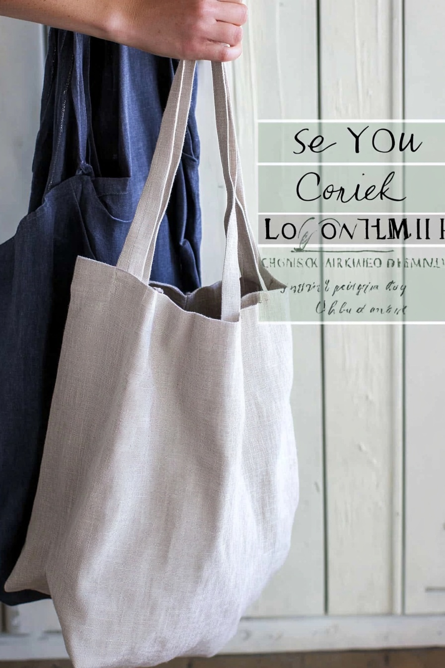 Sew Your Own Linen Tote