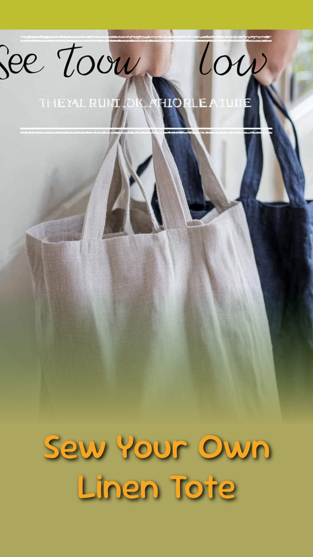 Sew Your Own Linen Tote