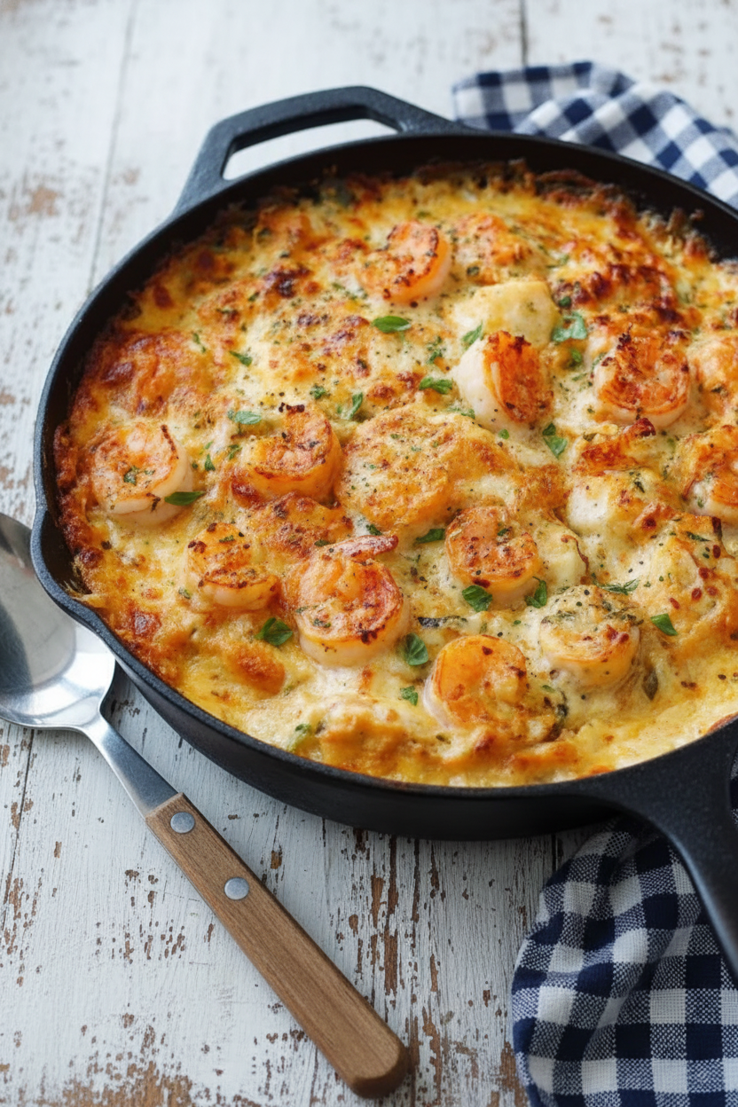 Shrimp Casserole Recipe From Snack On Meat