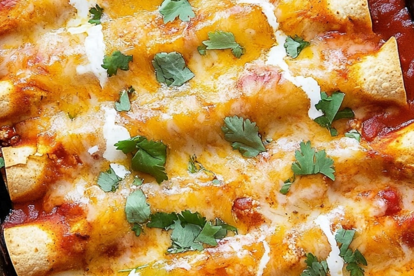 Simple Homemade Beef Enchiladas
