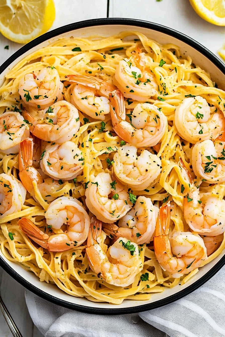 Simple Shrimp Scampi Without Wine