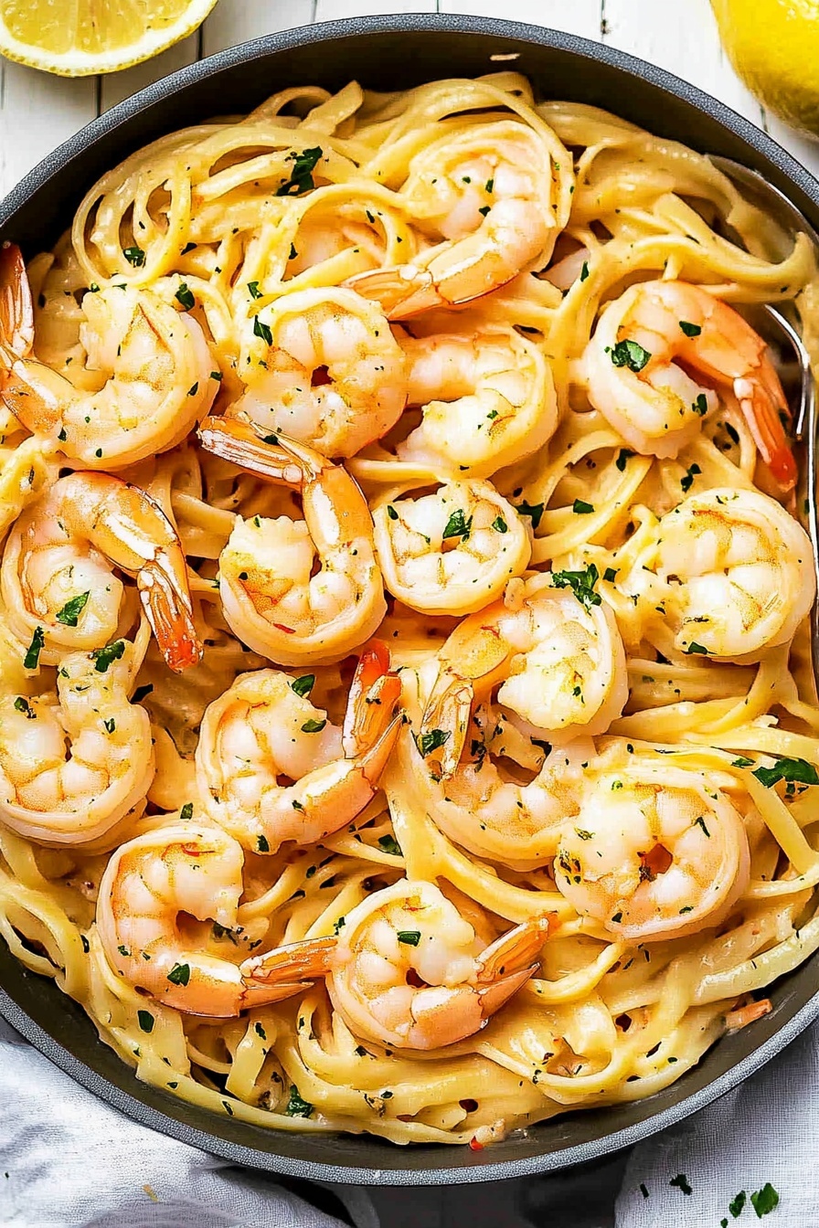 Simple Shrimp Scampi Without Wine