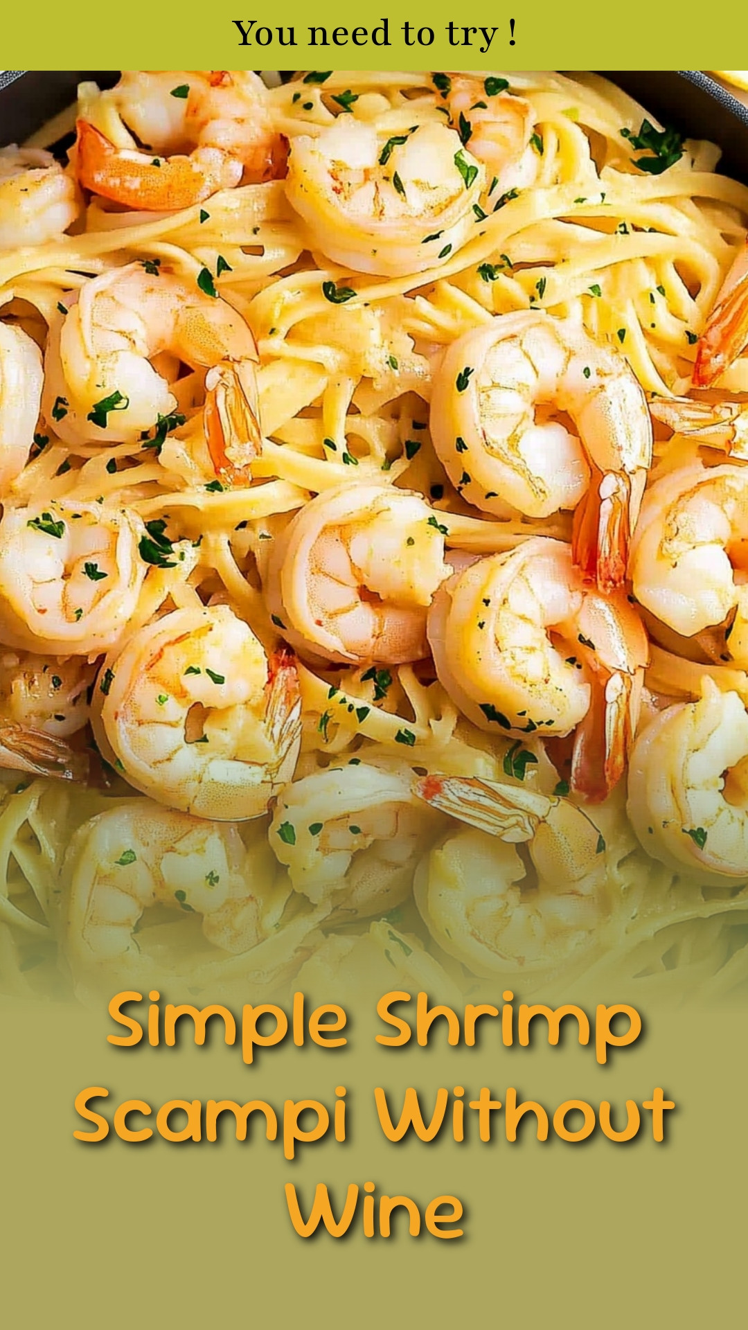 Simple Shrimp Scampi Without Wine