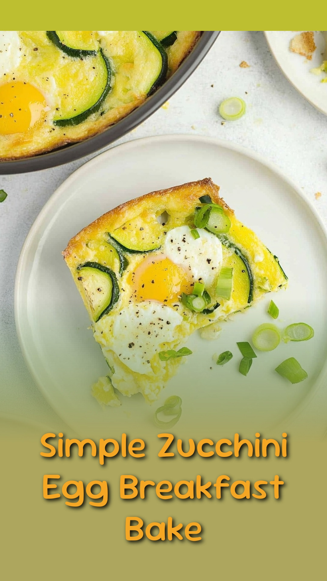 Simple Zucchini Egg Breakfast Bake