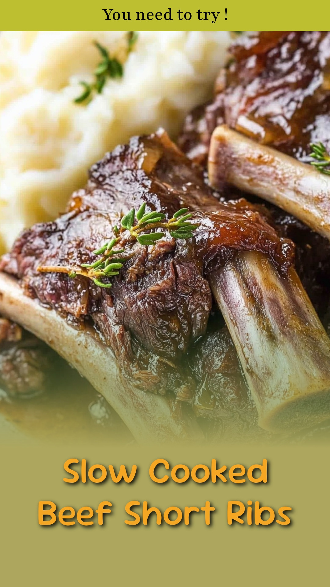 Slow Cooked Beef Short Ribs