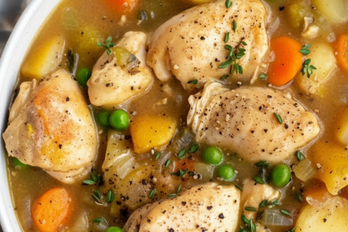 Slow Cooker Chicken Stew Recipe Snack On Meat