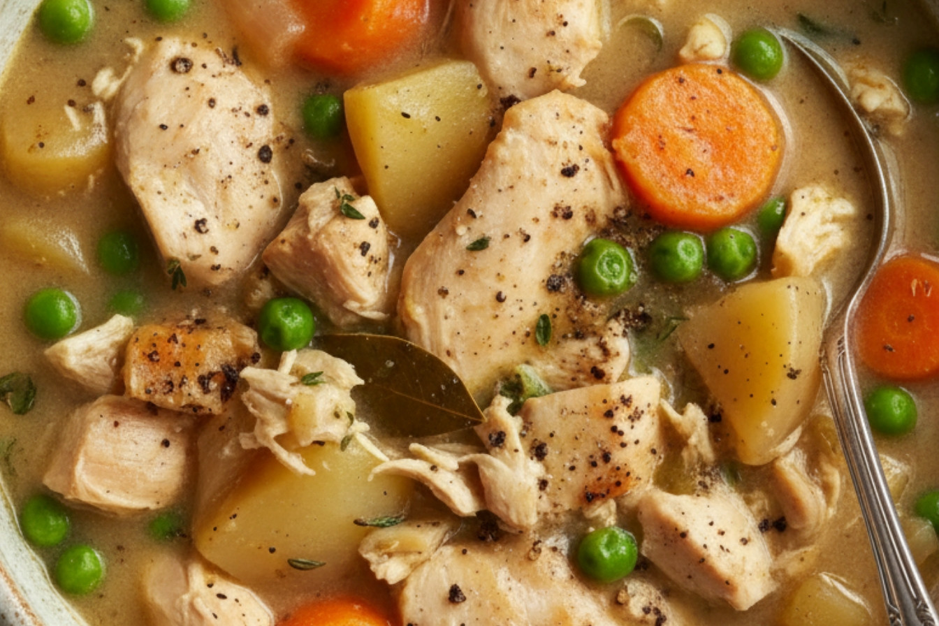Slow Cooker Chicken Stew Recipe Snack On Meat