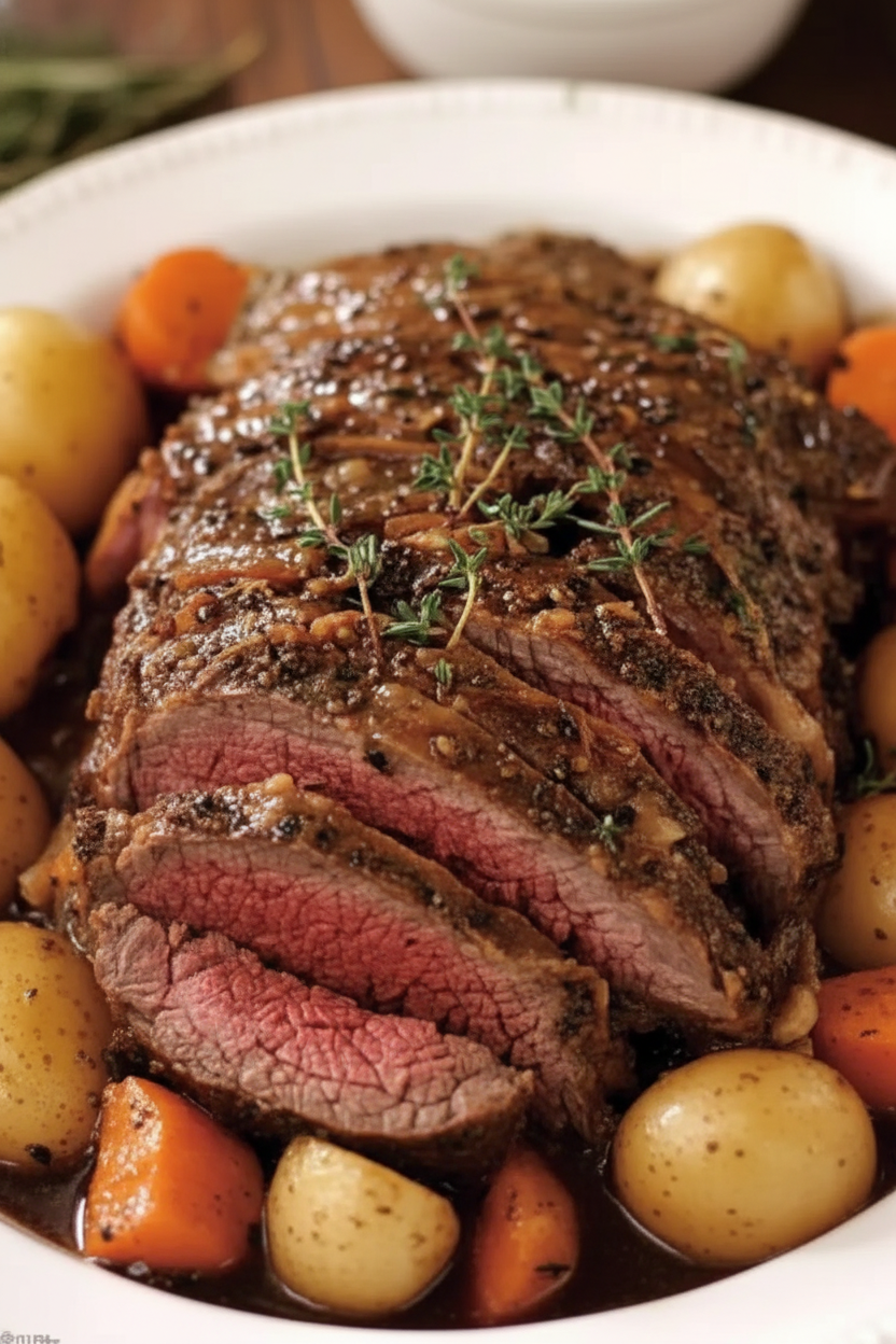 Slow Cooker Pot Roast Recipe from Snack On Meat
