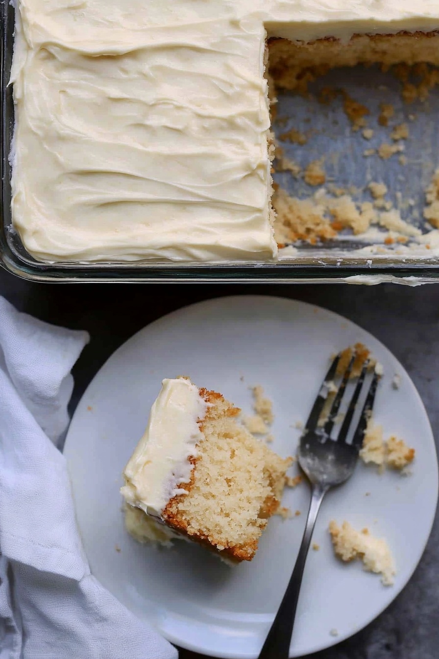 Sourdough Discard Vanilla Cake Recipe