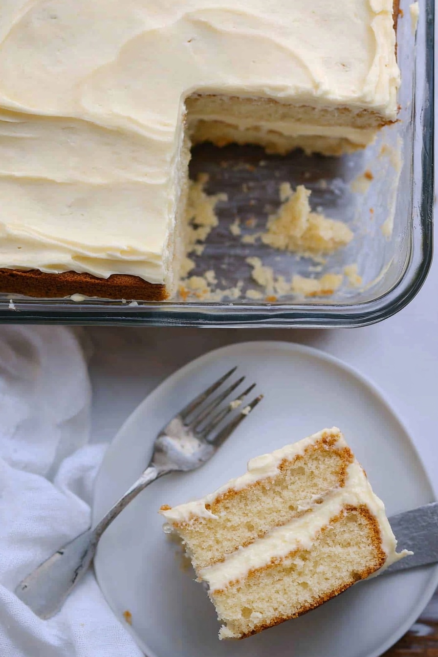 Sourdough Discard Vanilla Cake Recipe