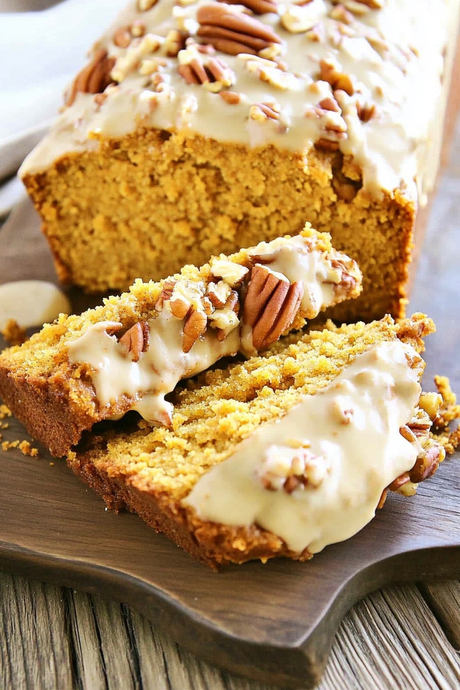 Spiced Pumpkin Loaf with Pecans