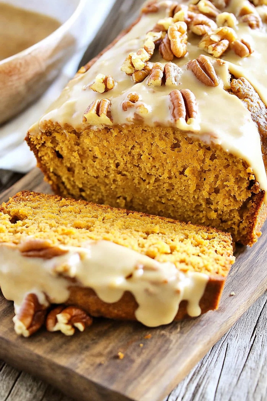 Spiced Pumpkin Loaf with Pecans