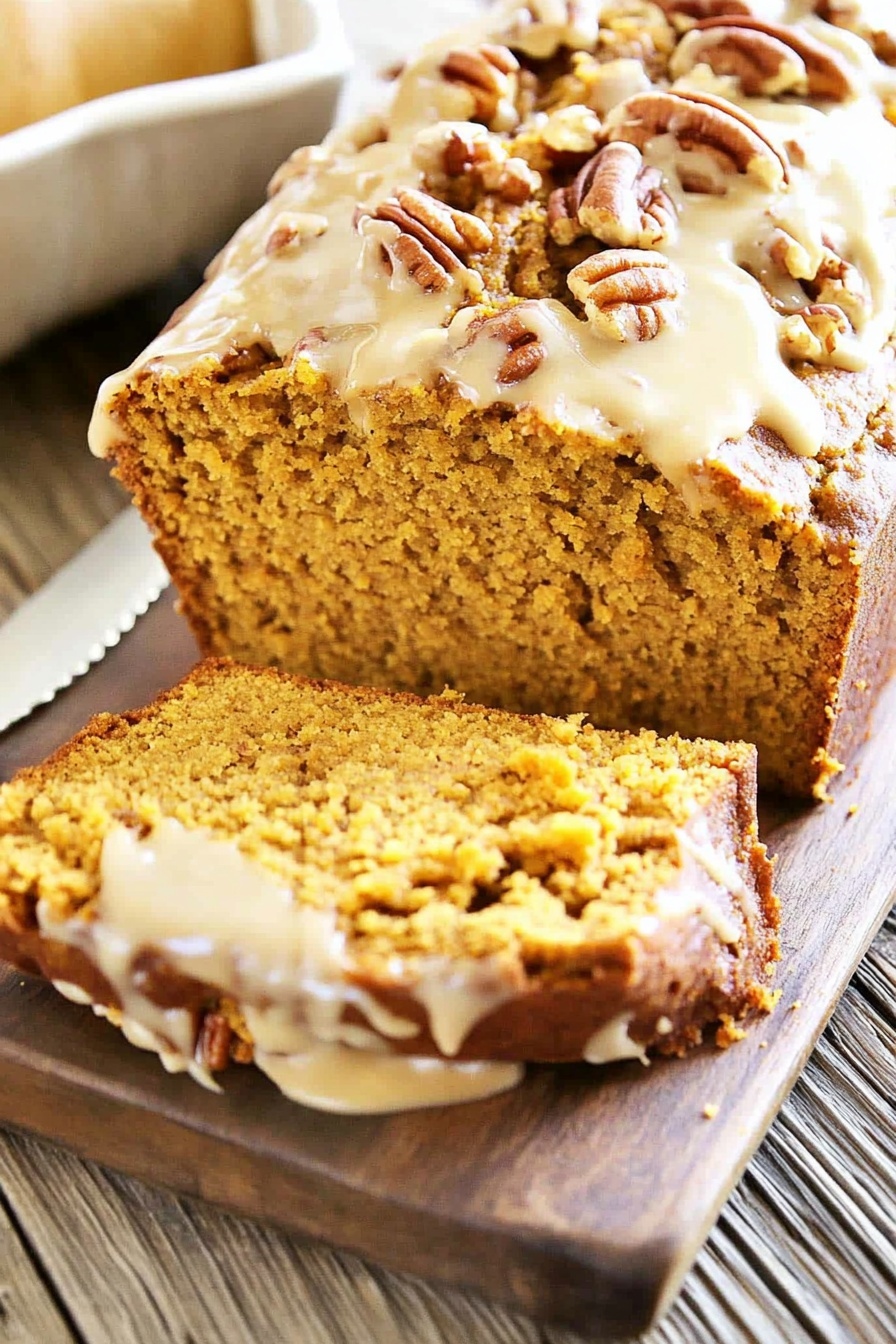 Spiced Pumpkin Loaf with Pecans