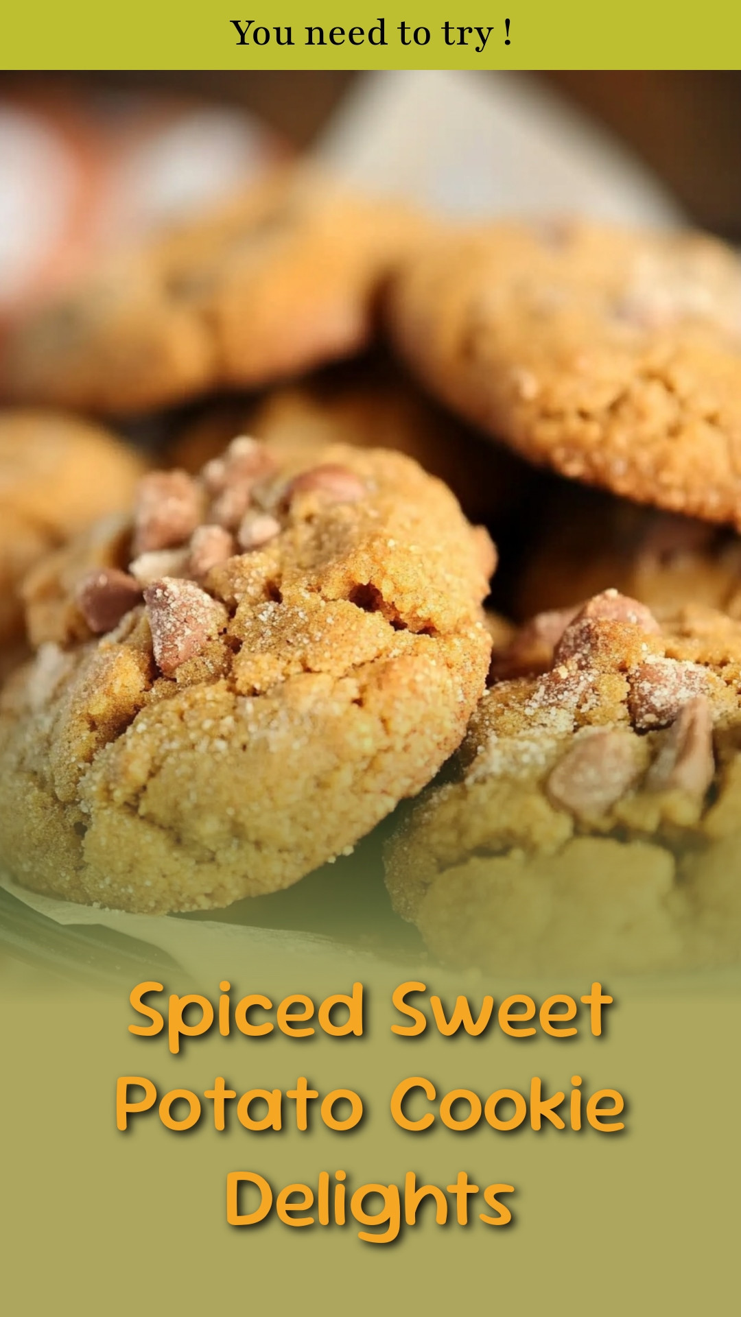 Spiced Sweet Potato Cookie Delights