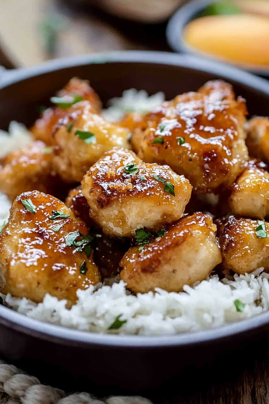 Sweet Coconut Peach Chicken Recipe