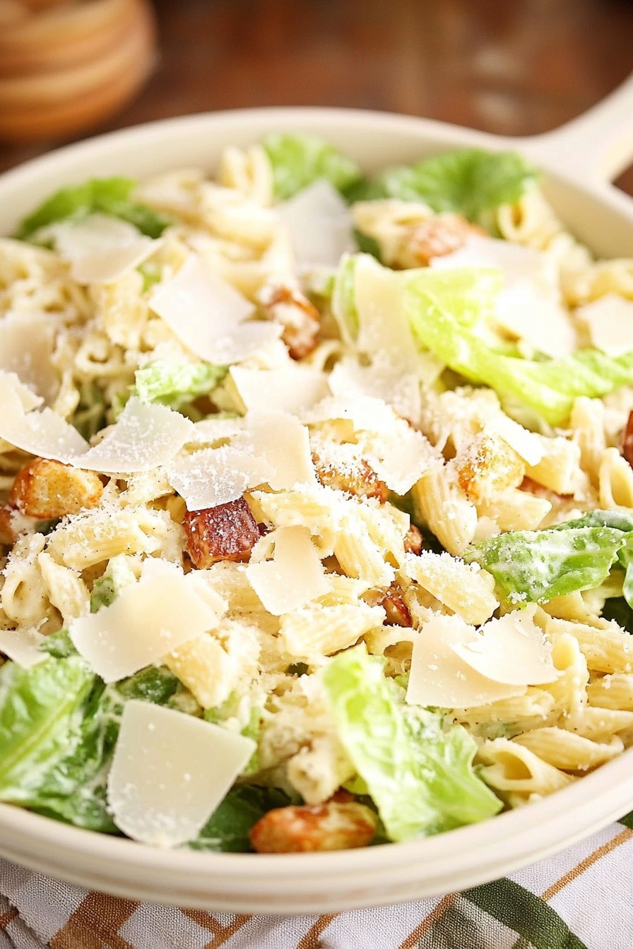 Twisted Caesar Pasta Salad Recipe