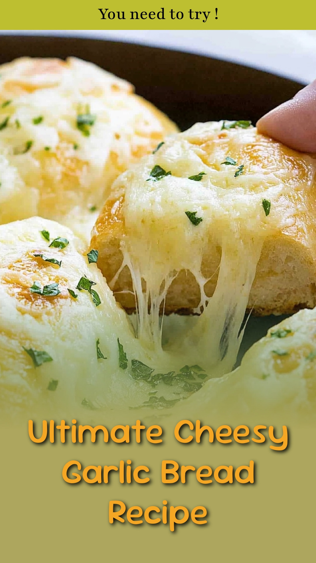 Ultimate Cheesy Garlic Bread Recipe