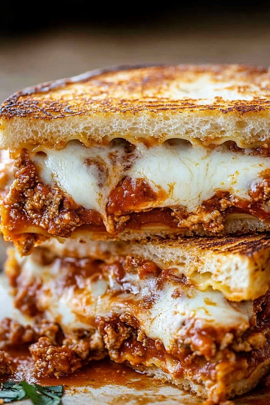 Ultimate Lasagna Melt Sandwich