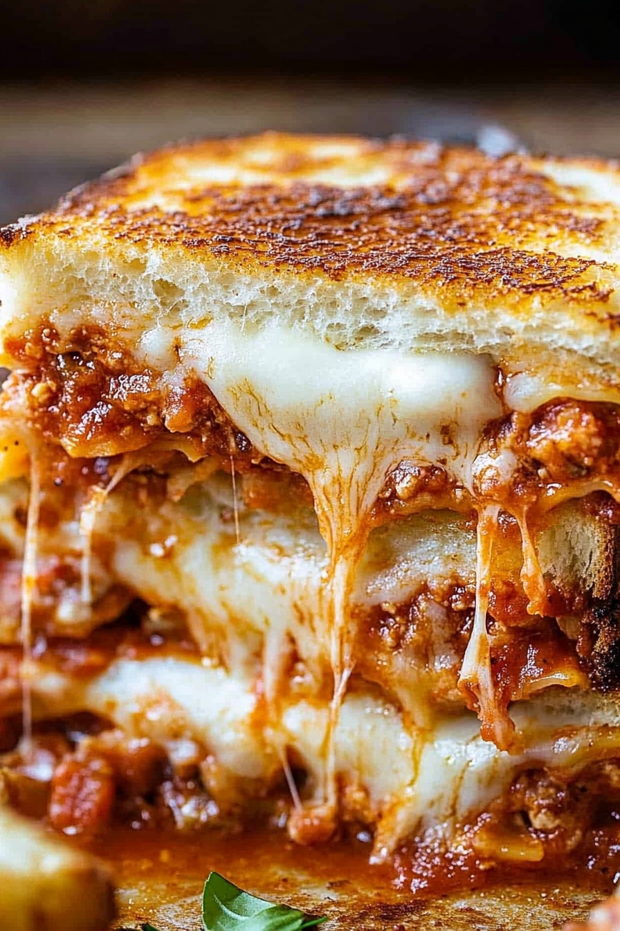Ultimate Lasagna Melt Sandwich