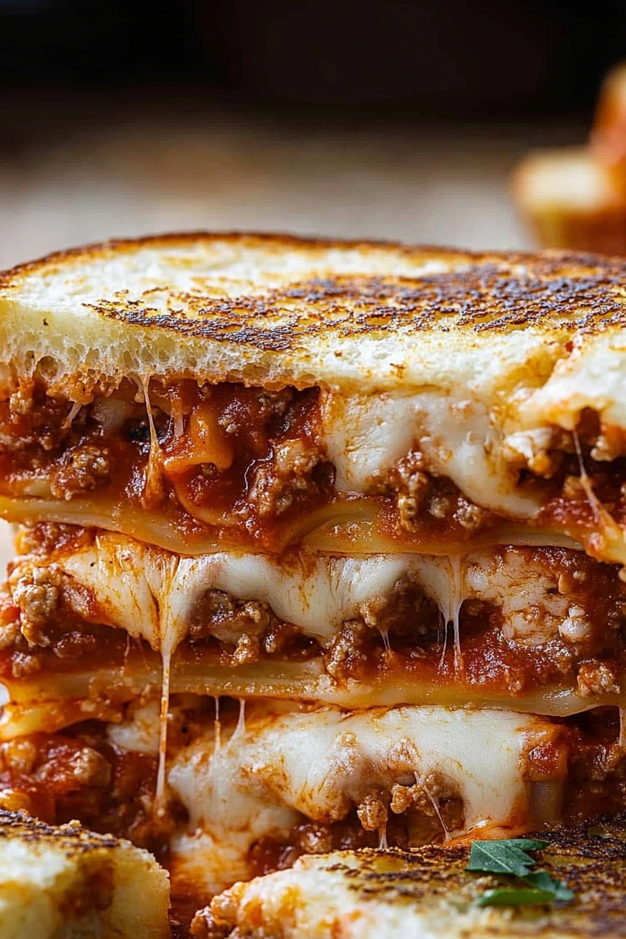 Ultimate Lasagna Melt Sandwich
