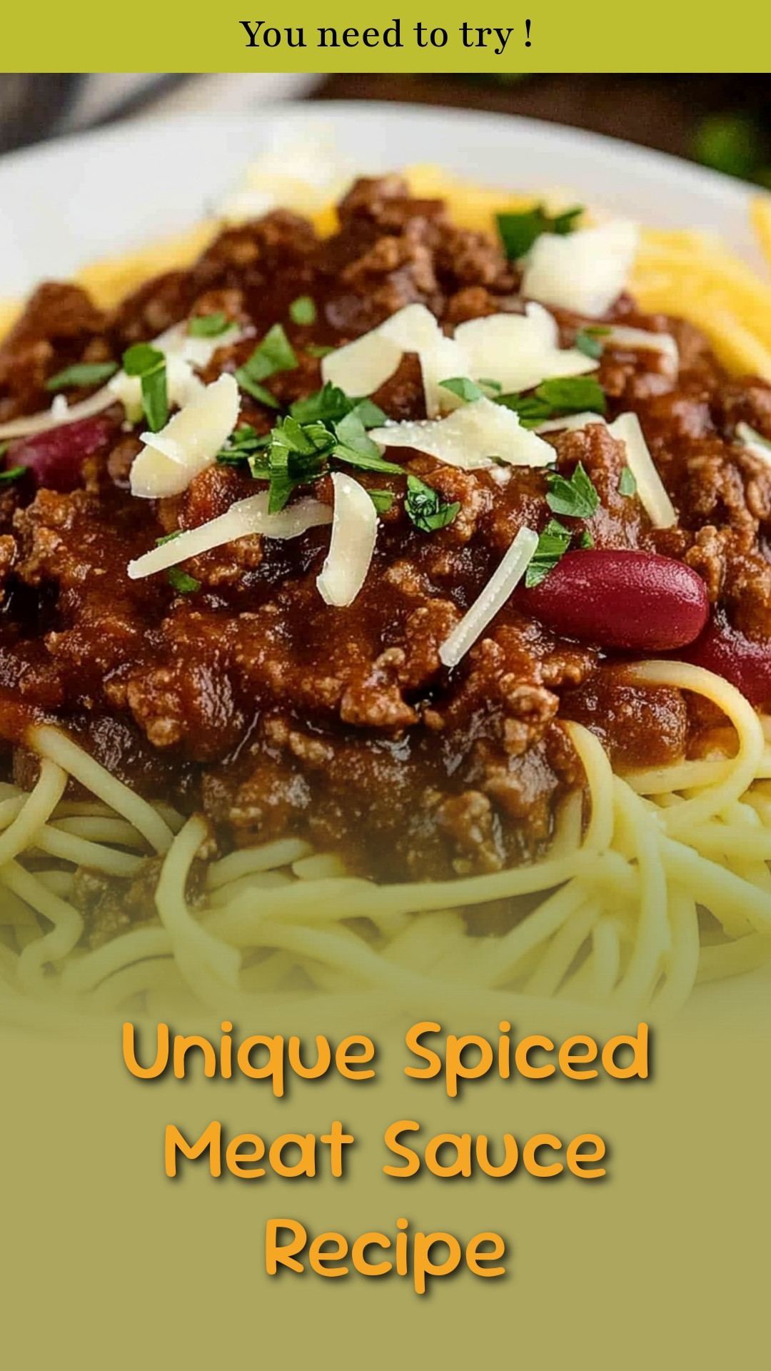 Unique Spiced Meat Sauce Recipe