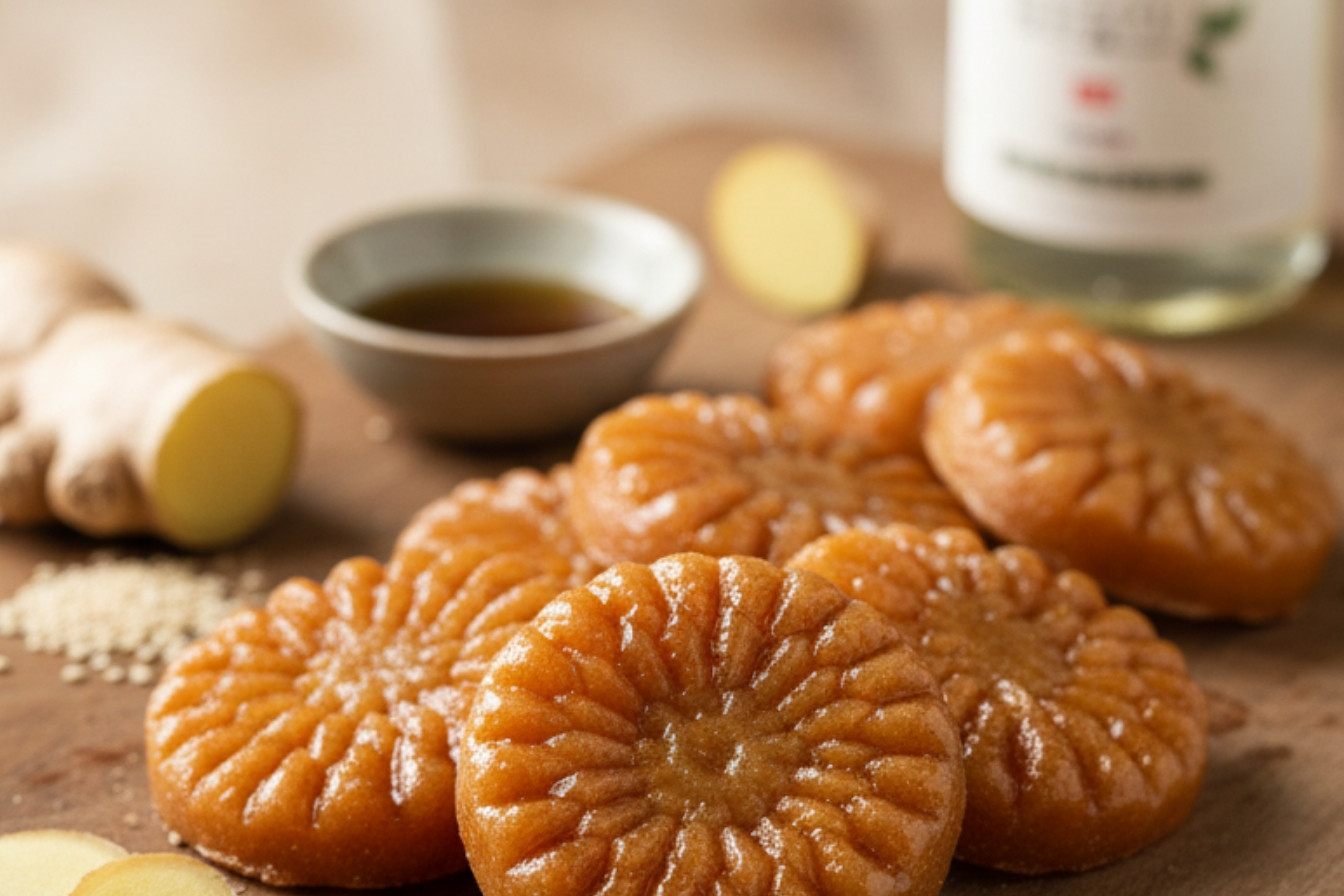 Yakgwa Korean Honey Cookies Snack On Meat