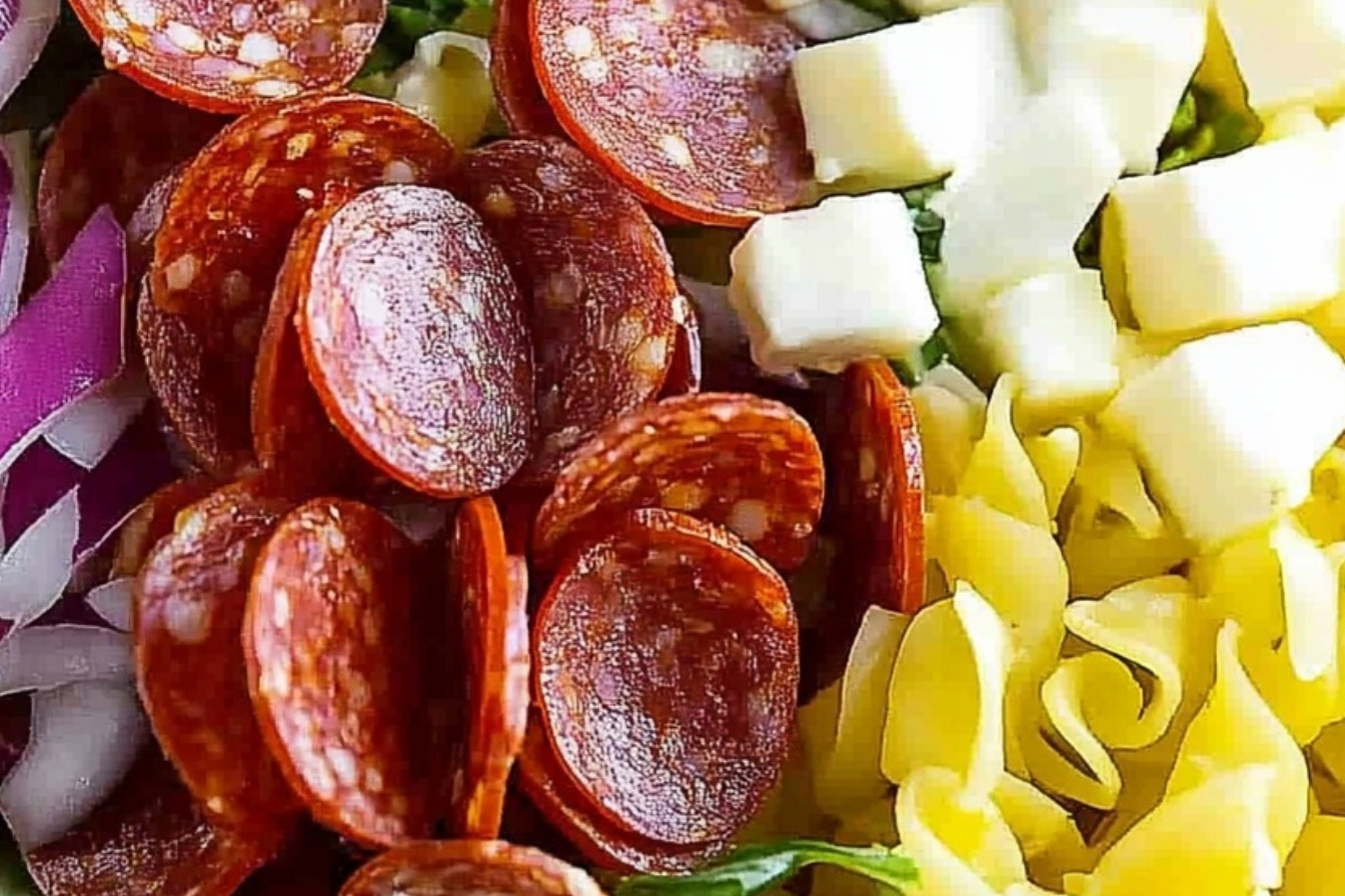 Zesty Pepperoni Pasta Salad
