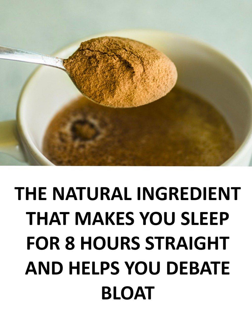 The Natural Ingredient That Lets Us Sleep 8 Hours Straight and Helps Burn Fat