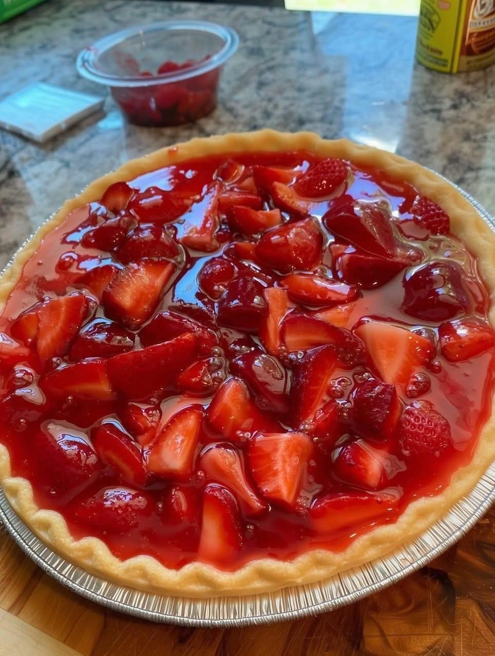 It’s official this is the dessert that turned my husband into a fruit lover.