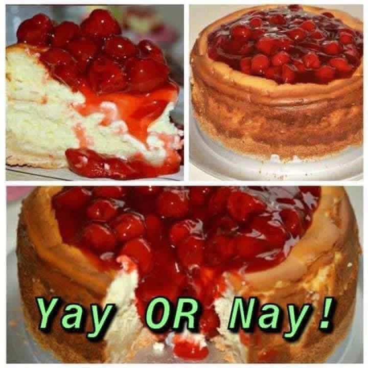 Sugar Cookie Cherry Cheesecake