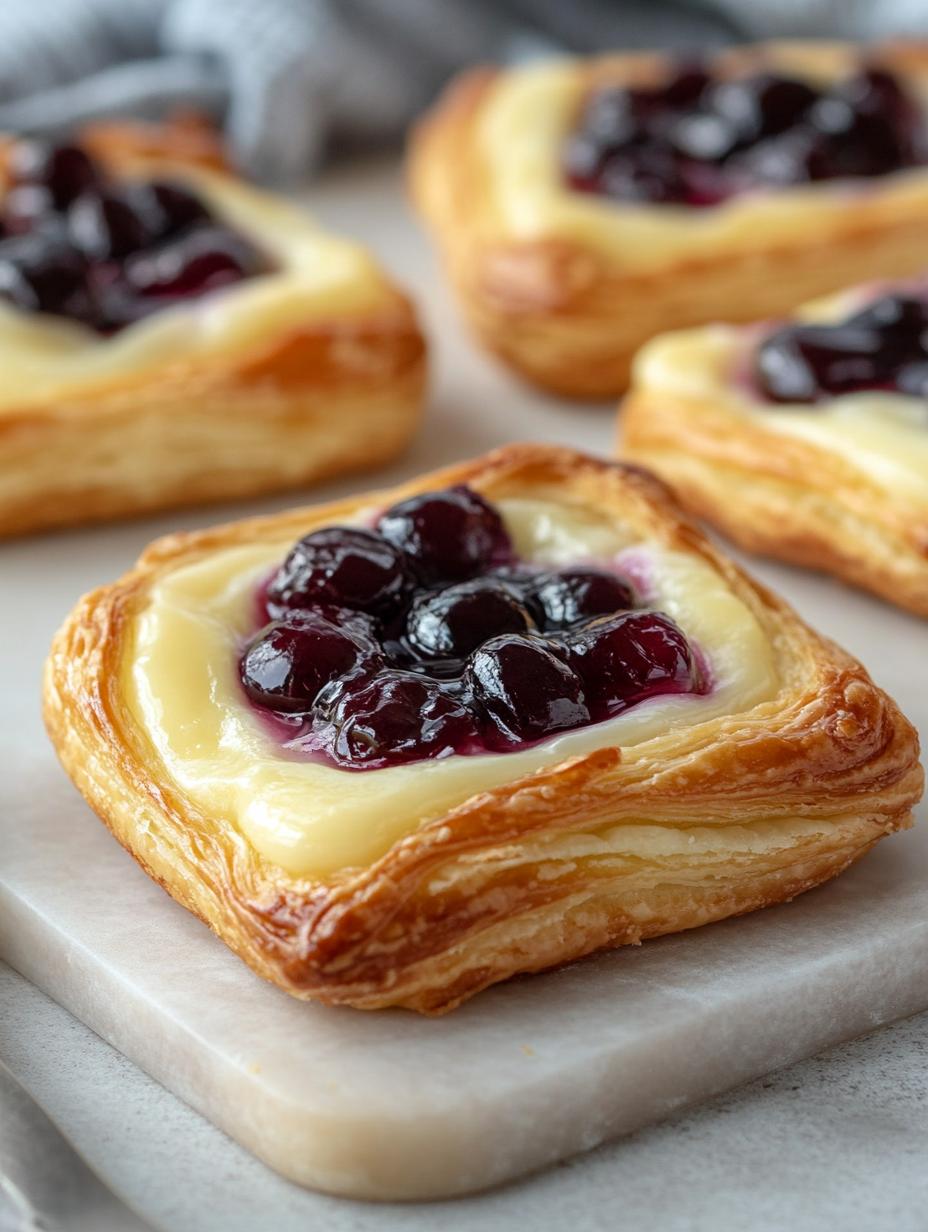 Miniature Cherry Cheese Danish