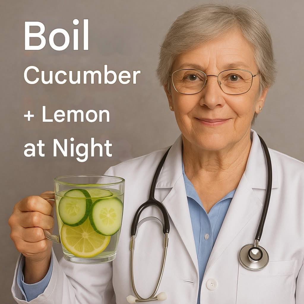 Boil cucumber with lemon before bed: the natural secret to reduce inflammation, sleep better and take care of your body