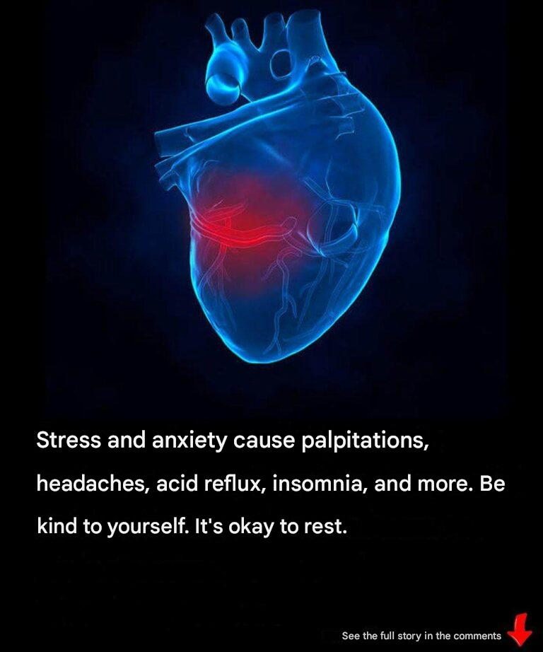 7 symptoms caused by stress and anxiety