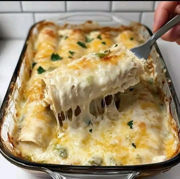 White Chicken Enchiladas Recipe: Creamy, Cheesy, Irresistible